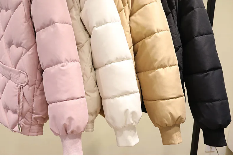 Novas mulheres jaqueta de algodão 2025 inverno temperamento elegante casaco feminino confortável solto senhoras algodão acolchoado outerwear
