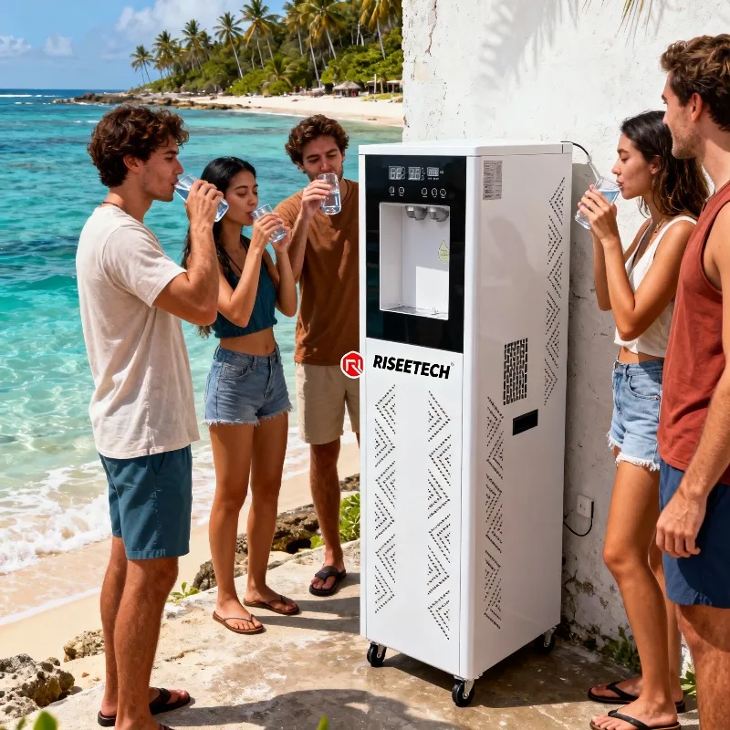 

[2026] Stand Type 70L Hot And Cold Water From Air Atmospheric Water Generators Awg For Household Use Hotels Outdoor Ues