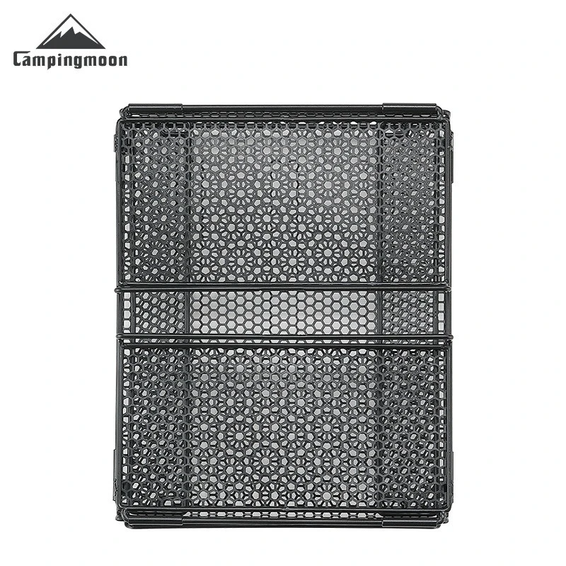 

CAMPINGMOON CK-23BF Складной многофункциональный стеллаж-сетка с шестиугольным узором для кемпинга и дома