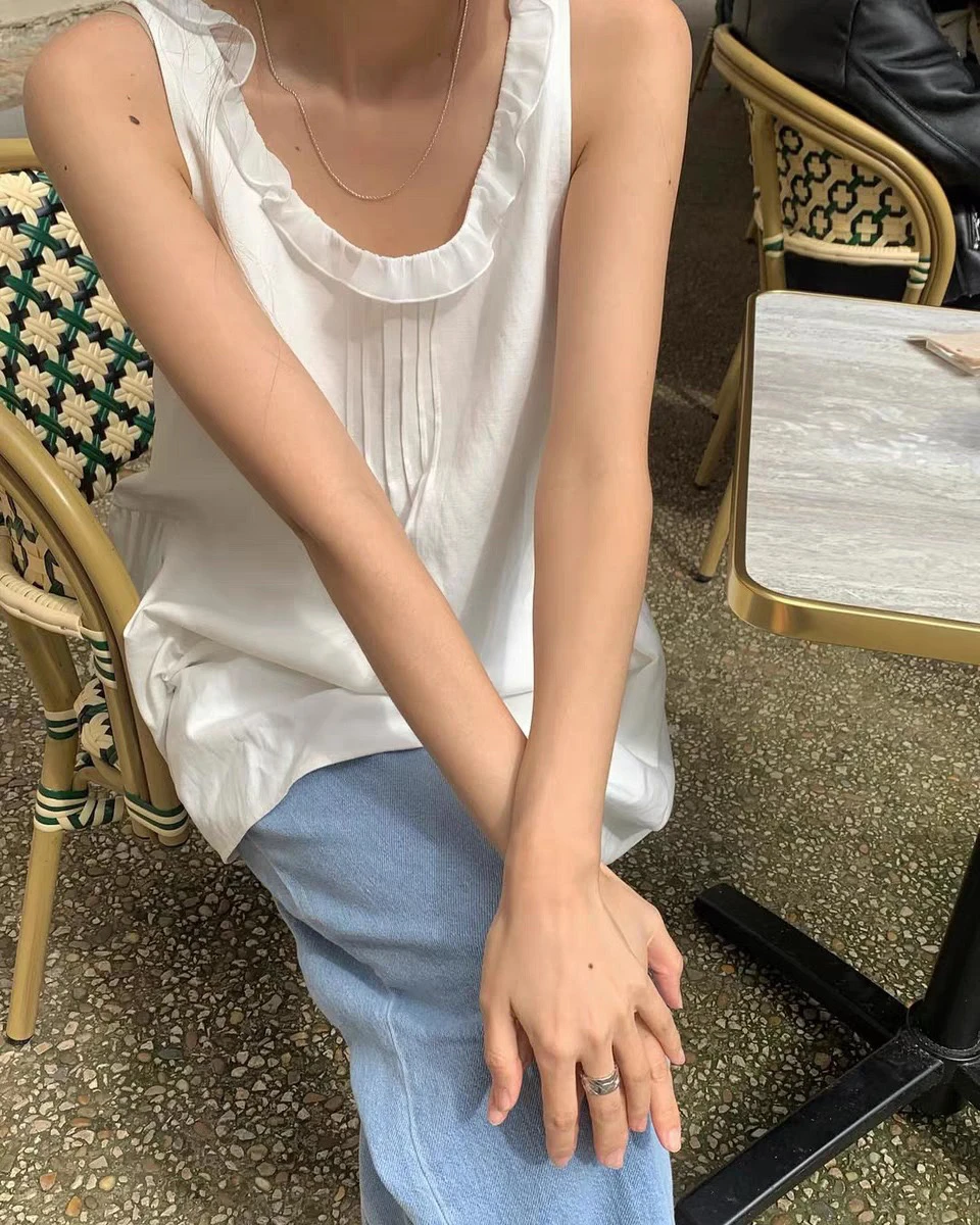 

Милый кружевной круглый жилет Dr Tannat Sle, хлопковый повседневный летний Новое поступление, женский модный жилет Dr