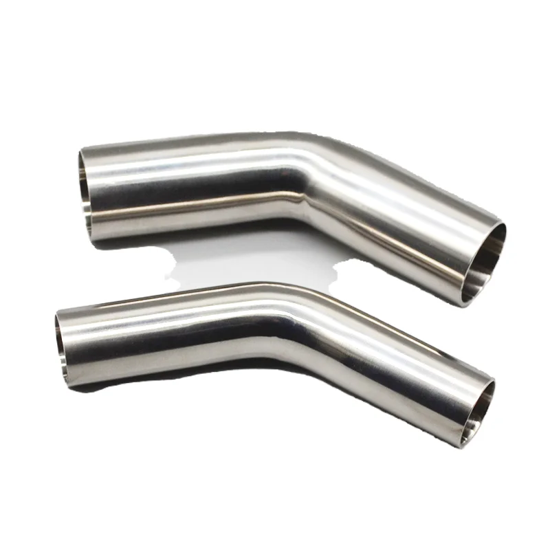 

Automobile Exhaust19/25/38/51/63/76Mm Pipe Outer Diameter Butt Welding 45 Degree Elbow 304 Stainless Steel Sanitary Pipe Fitting