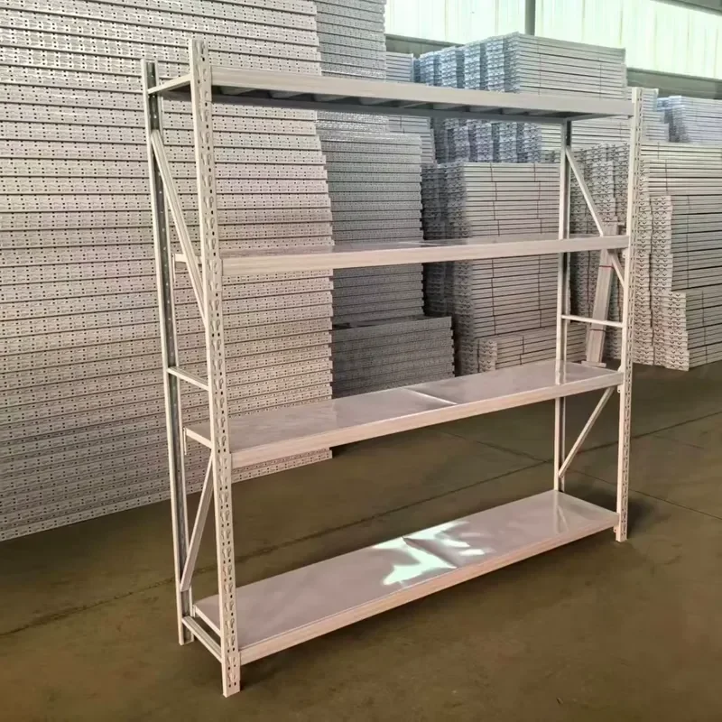 High Quality 500KG Loading Capacity Light Warehouse Rack Warehouse Industrial Boltless Storage Metal Shelves