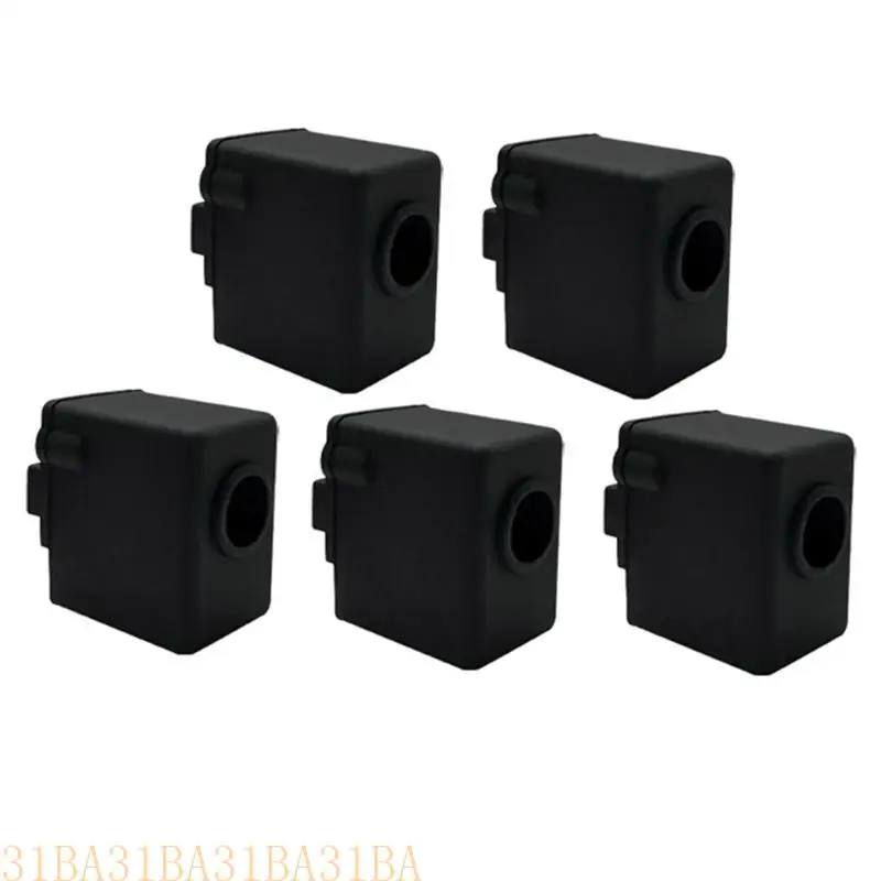 

31BA 1/2/3/5/6/8pcs for Kobra2 Hotend Silicone Sock Black Cover Printer Head 3D Printer Parts for Heatblock Covers