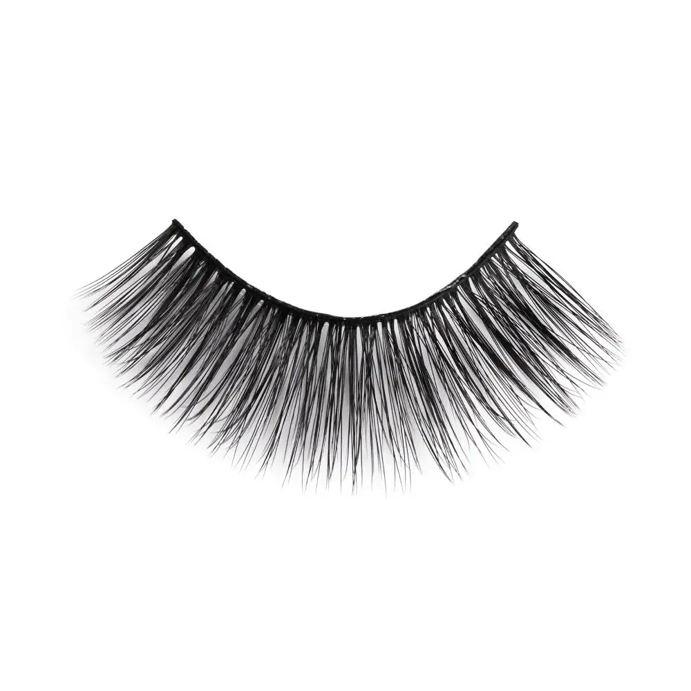 SKONHED 5 Pairs Cruelty-free  Glue Included Wispy 3D Soft Mink Hair Natural Long  Eye Lash Extension False Eyelashes