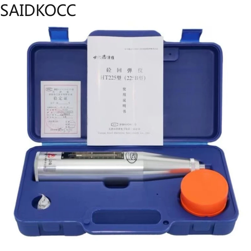 

Concrete Rebound Test Hammer Portable Schmidt Hammer High Polymer Material Shell Resiliometer Testing Equipment HT-225B