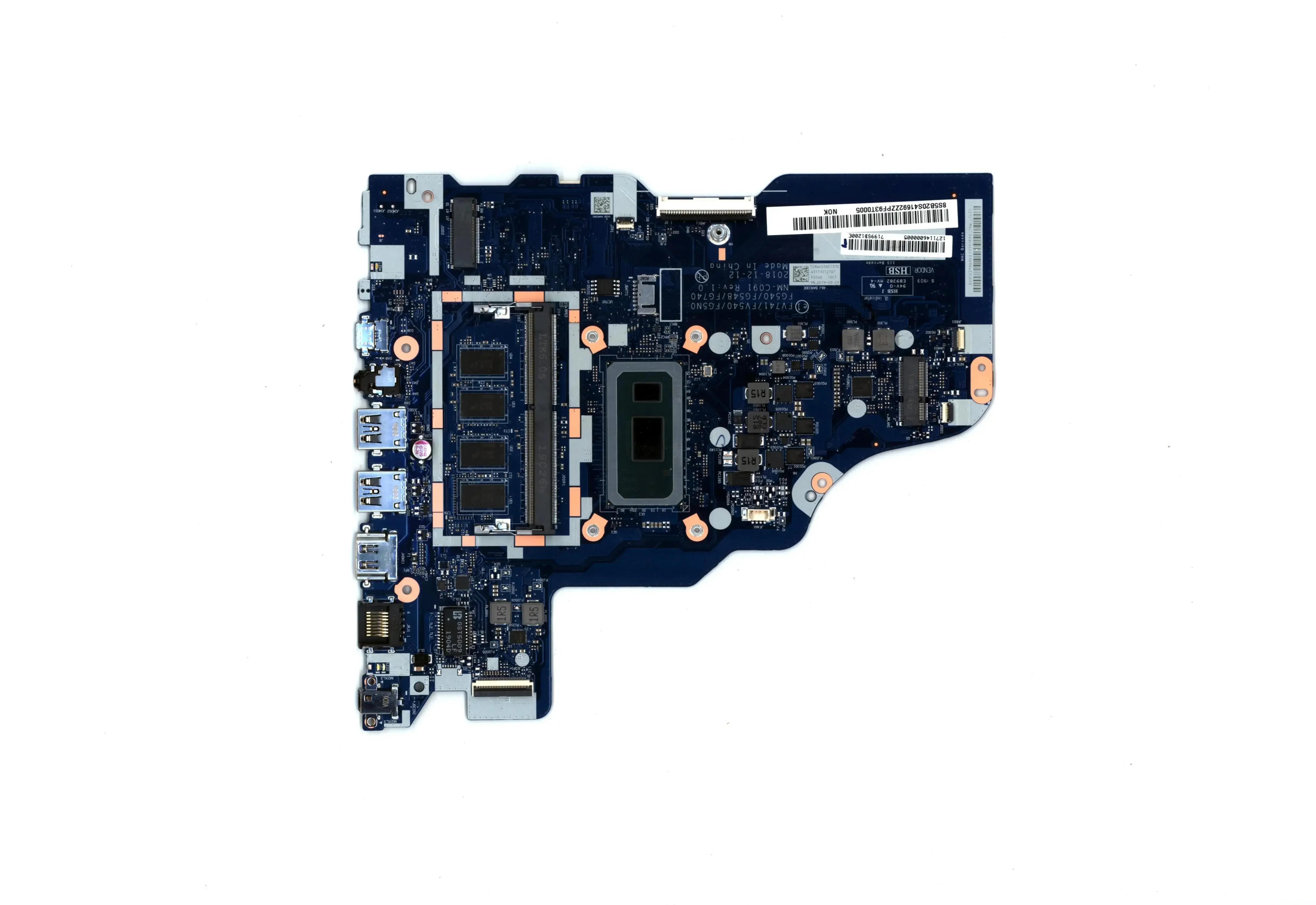 5B20S41692 Para Lenovo Ideapad L340-15IWL Laptop L340-17IWL Placa Base Para Ordenador PortáTil 4GB Ram I5 8265U Procesador 100% Completamente Probado