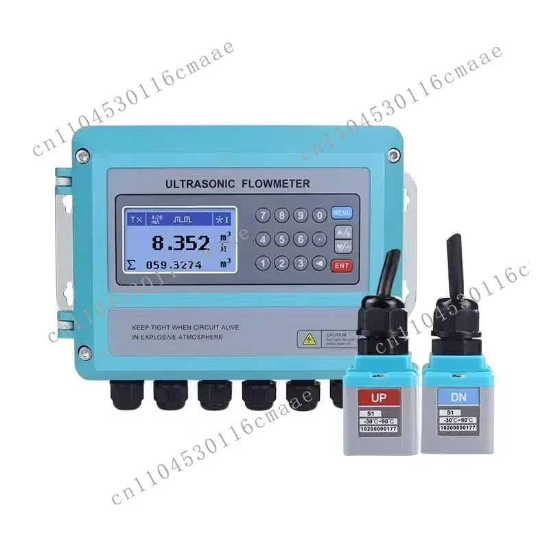 High Quality DN15-6000 Wall Mounted Flow Sensor Instrument Water Flow Meter Multi-Channel Fluid Modbus Ultrasonic Flow Meter