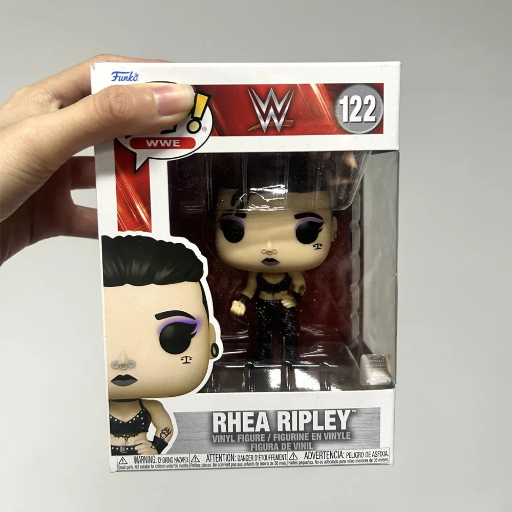 Funko Pop WWE Rhea Ripley # 122 Vinyl-Actionfiguren Spielzeug Sammlerpuppen Wohndekor Modell Geschenke