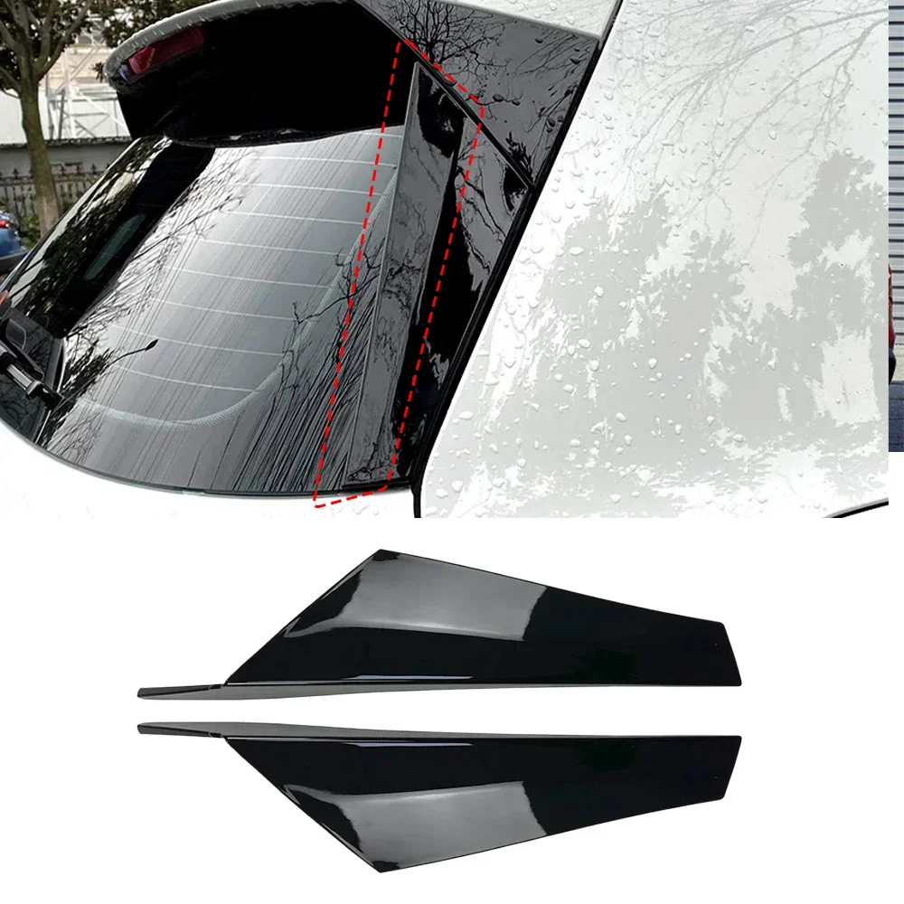 Для Volkswagen VW Golf 8 MK8 GTI GTD TSI TDI 2020-2023 Автомобильный спойлер на заднее окно, боковой спойлер, спойлеры из АБС-пластика, сплиттер, внешние детали