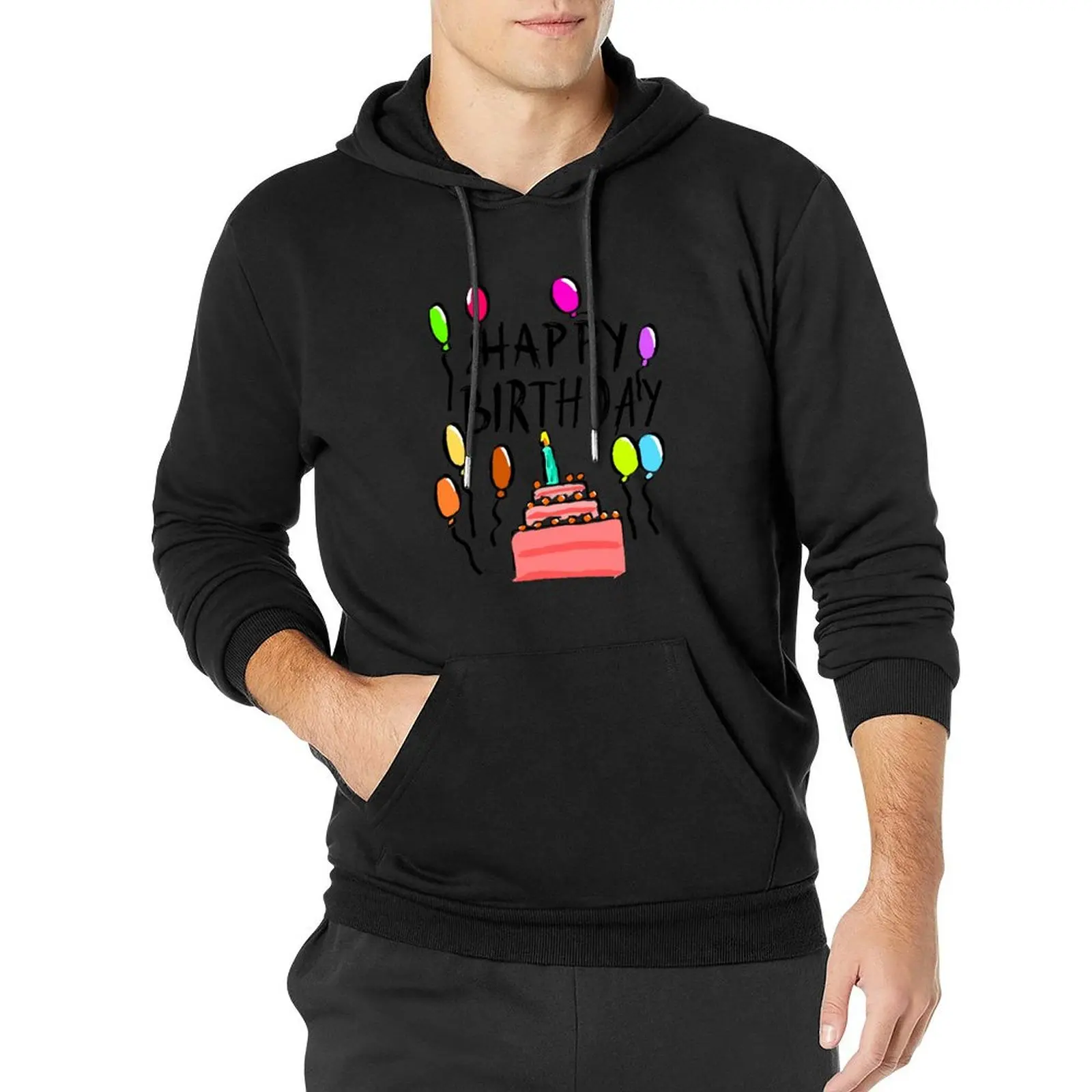 

Happy Birthday! Pullover Hoodie fashion men designer hoodies