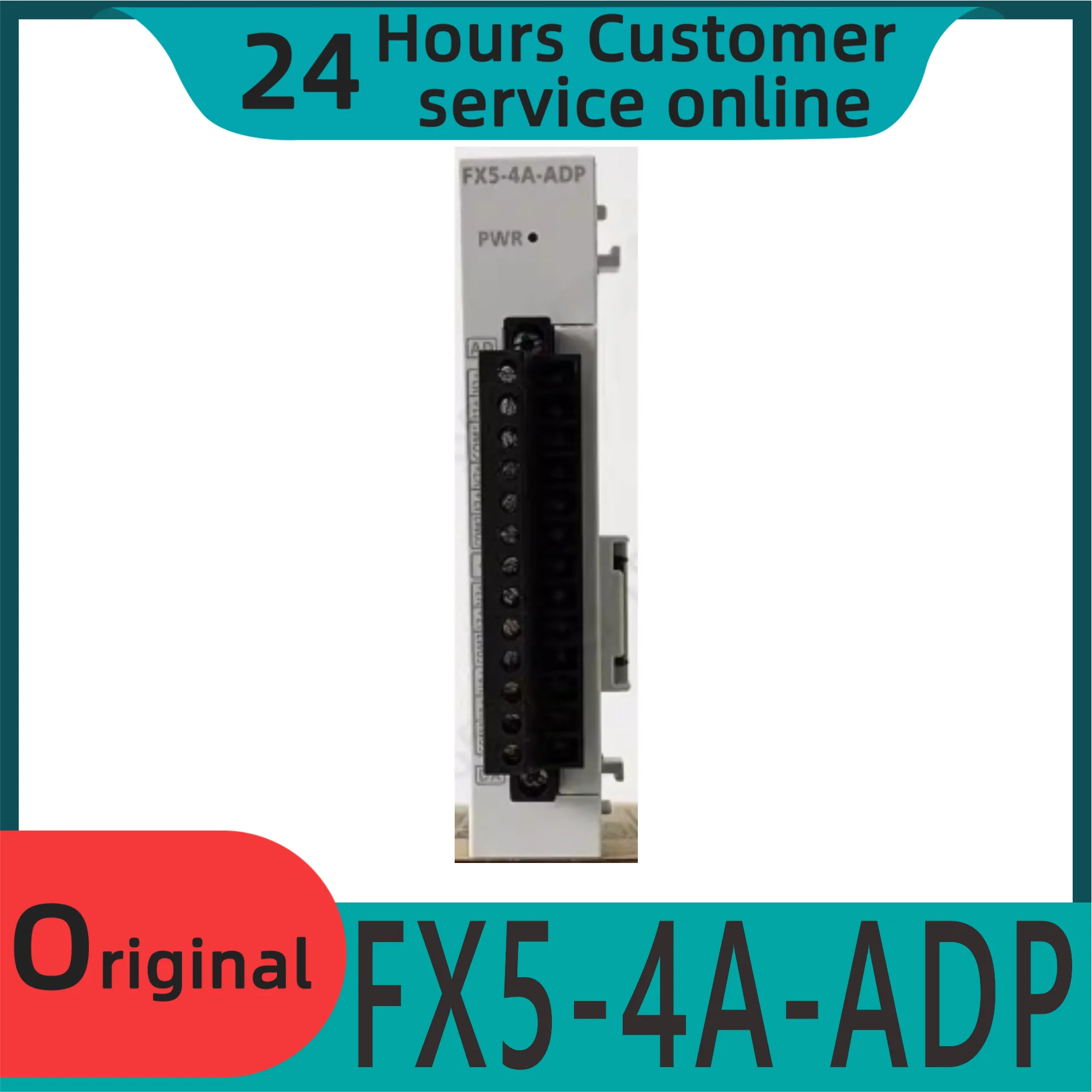 New Original Plc Analog Quantity 2 Input 2 Output Module Fx5-4a-adp Suitable For 5u/5uj/5s