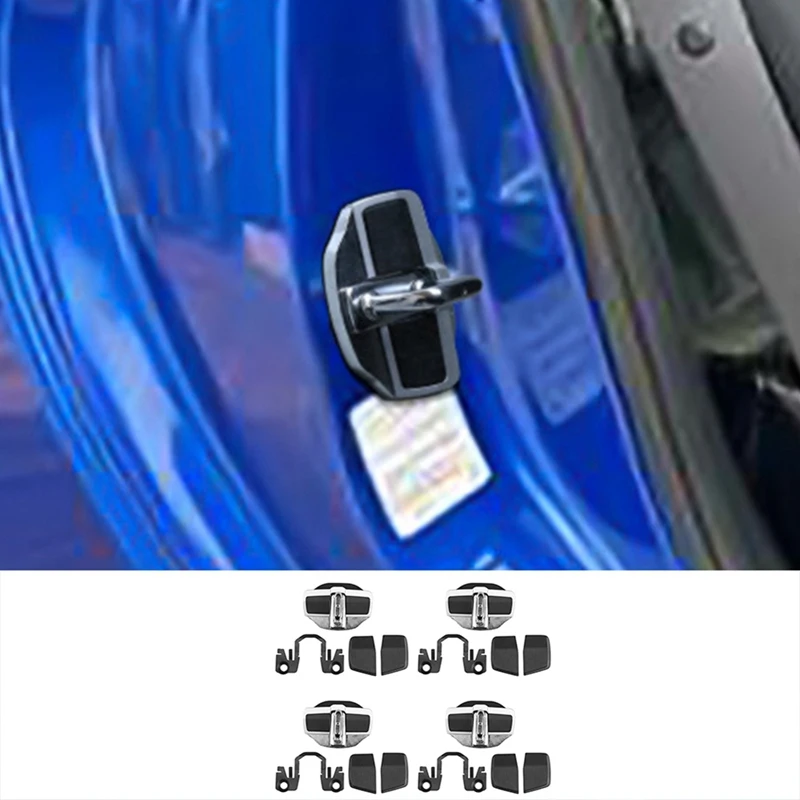 4 Set TRD Door Stabilizer Latches Cover For Subaru All Series BRZ XV Forester Legacy Outback WRX