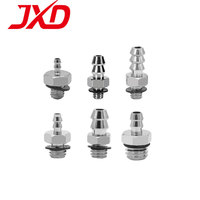 JXD M/MS-AU Series Brass Air Fitting Connector M/MS-01/3/4/5/6AU-2/3/4/6 Stainless Steel Pneumatic Connector