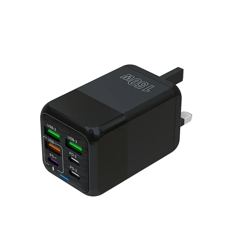 Szybka ładowarka 150 W Kabel USB typu C PD 6A Szybkie ładowanie Adapter Quick Charge 3.0 do telefonów komórkowych iPhone Samsung Xiaomi