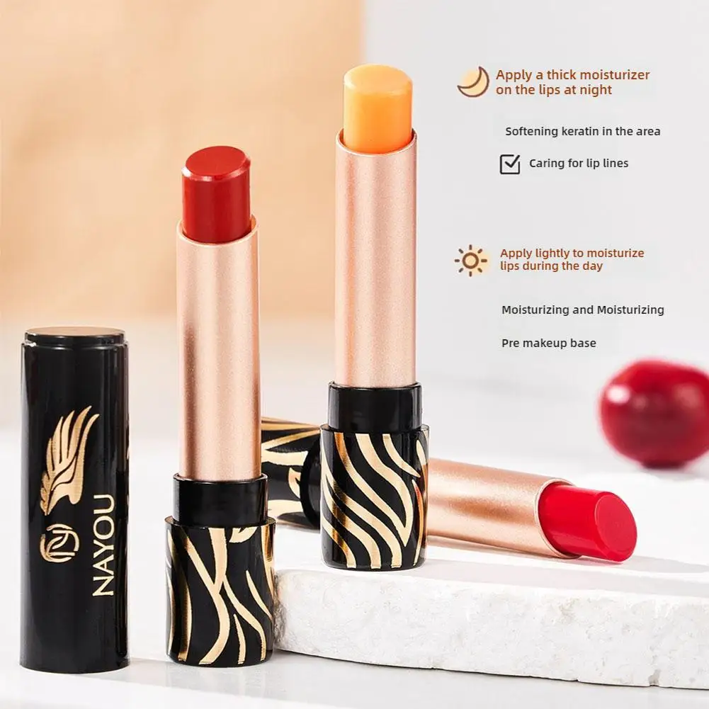 العلامة التجارية الجديدة أحمر الشفاه تينت غير عصا كوب الكاروتين درجة الحرارة تغيير أحمر الشفاه غير عصا كوب إصلاح جفاف غير مزعجة المكياج