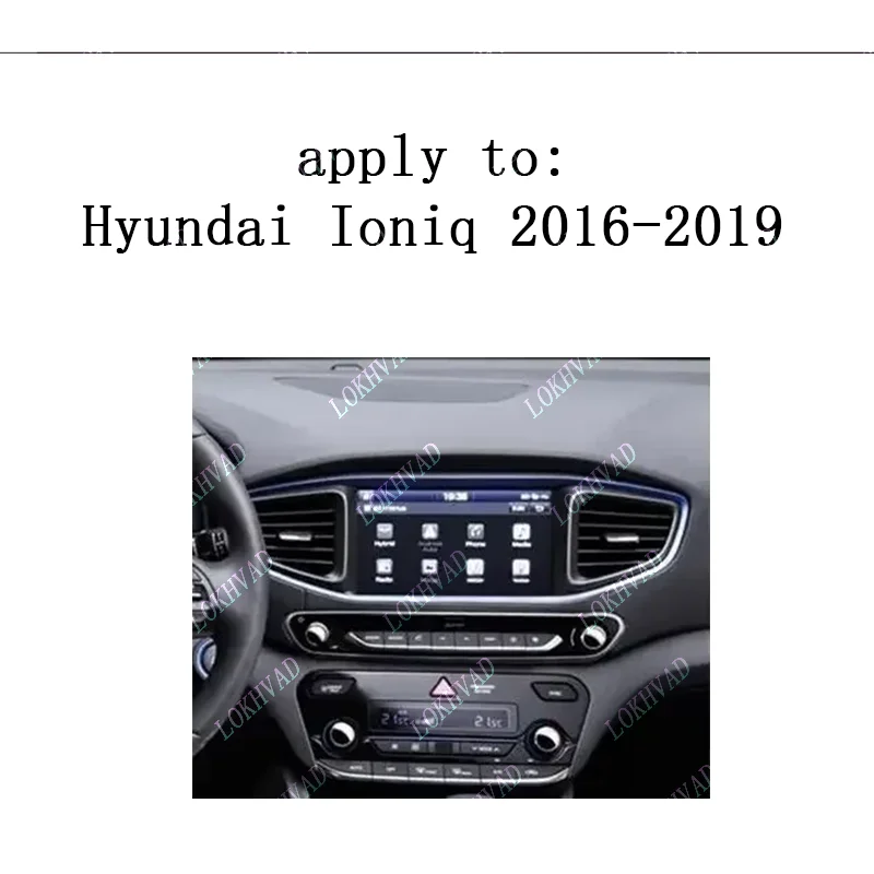 Car Frame Fascia Adapter Canbus Box Decoder Android Radio Dash Fitting Panel Kit For Hyundai Ioniq 2016-2019