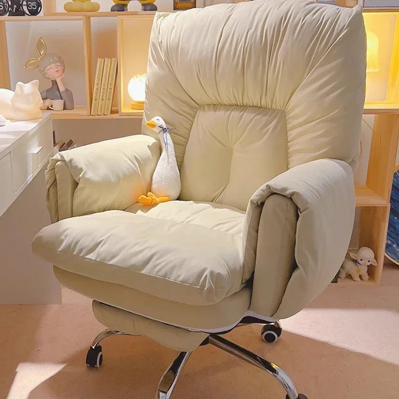 كرسي مكتب صالون كسول حديث مريح فاخر كرسي مكتب تنفيذي مريح عجلات قراءة أثاث جناح صالة Mobilya #6