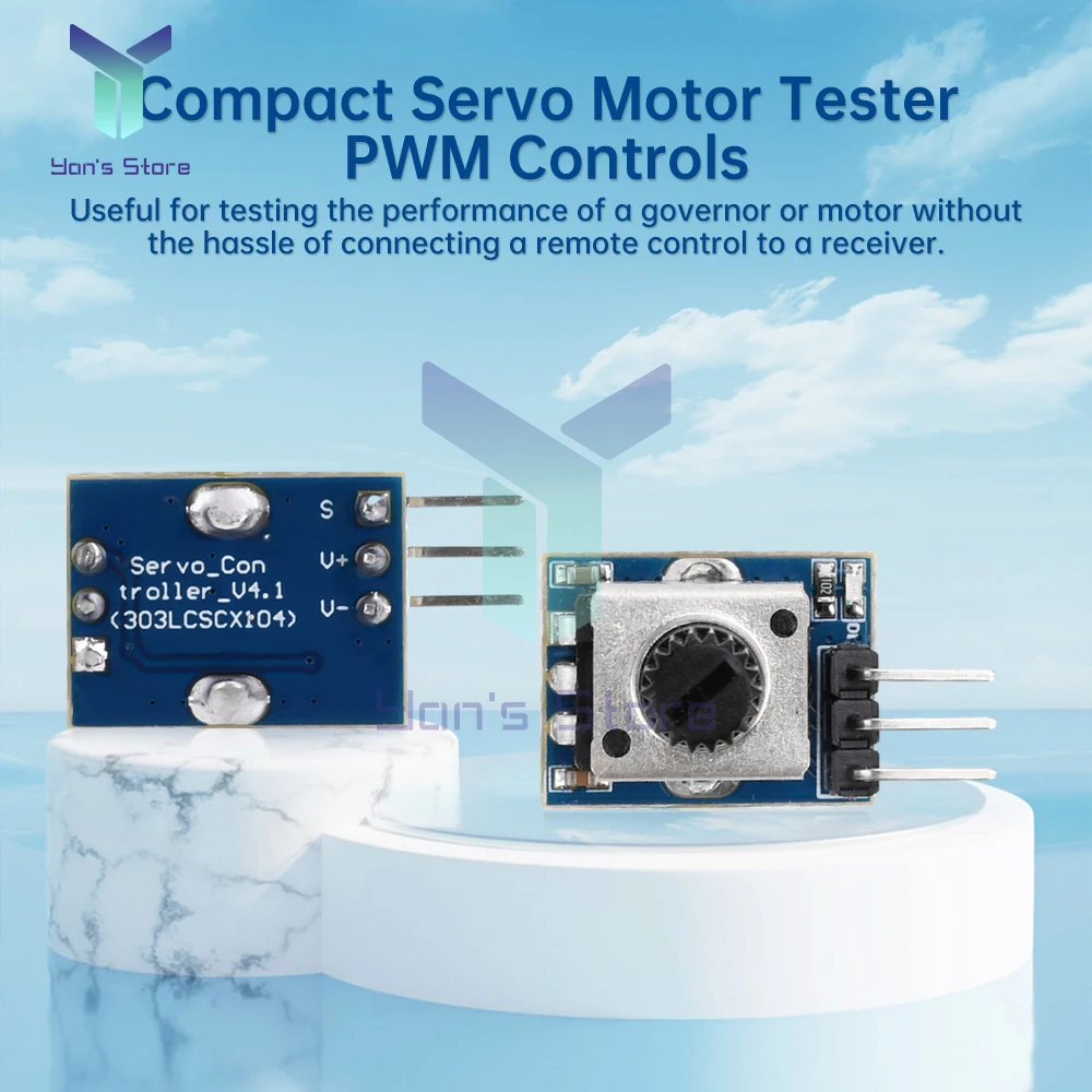 3 Unids Pequeño Servo Motor Eléctrico Tuning Tester Control PWM DIY Modelo de Ventilador Sin Escobillas Controlador de Velocidad Del Motor de Aviones Pequeño Tamaño