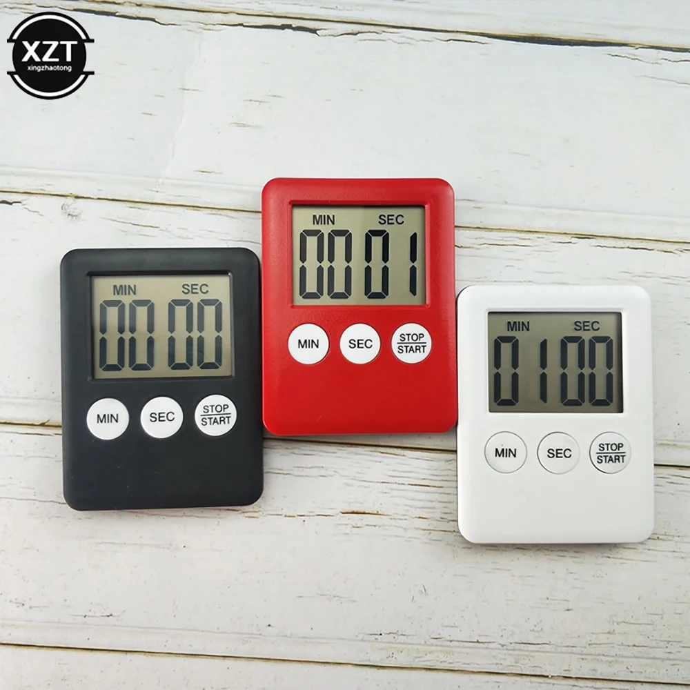 Magnetische Küche Timer Digitale Kochen Backen LCD Count Down Up Lauter Alarm Countdown-Alarm Magnet Uhr Schlaf Uhr Küche Sup