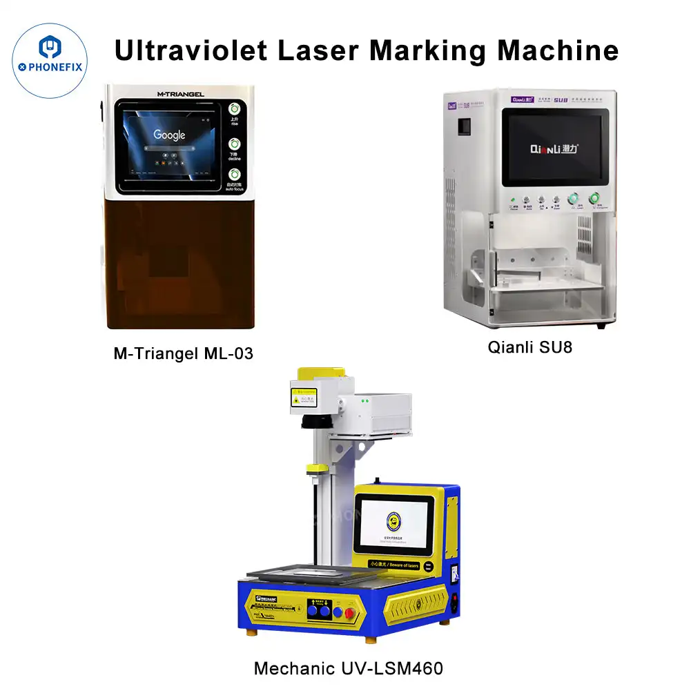 2024 Mechanic UV-LSM460 UV Laser Marking Cutting Machine M-Triangel ML-03 With Built-in Smoker for Engraving PVC Glass Leather