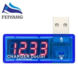 1PCS Digital Display Hot Mini USB Power Current Voltage Meter Tester Portable Mini Current and Voltage Detector Charger Doctor