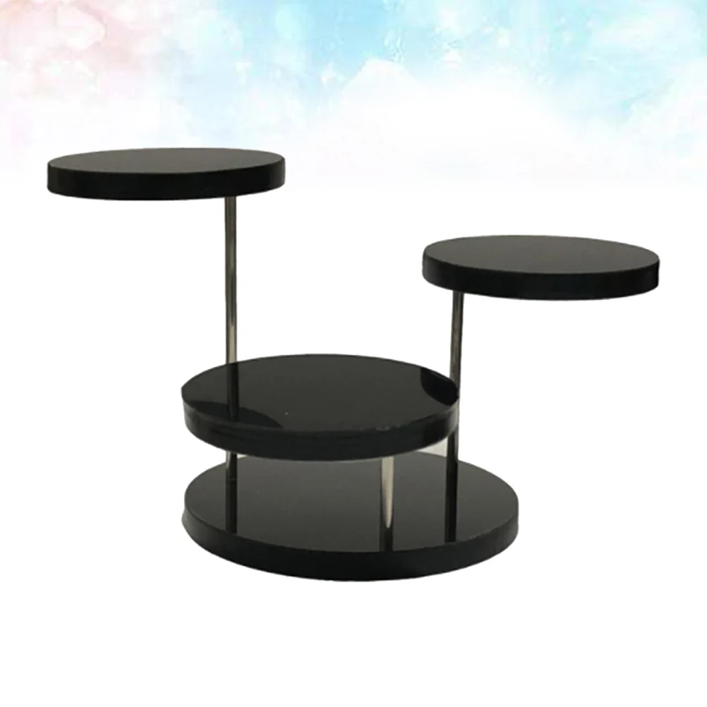 

2Pcs Jewelry Rack 3-Tier Rotating Acrylic Stand Necklace Ring Earrings Display Organizer Space Saving Jewelry Storage Tray