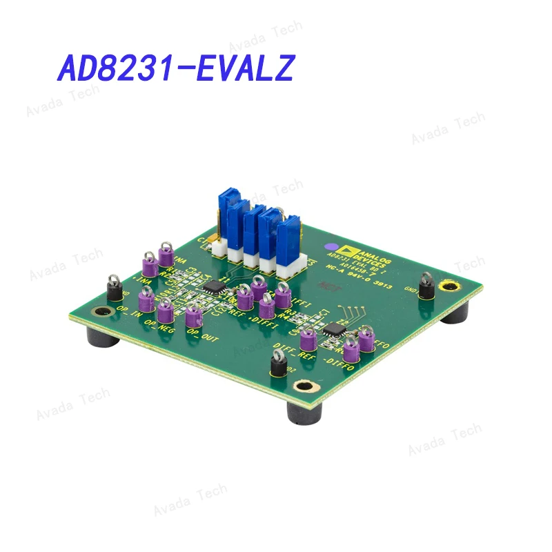 AD8231-EVALZ AD8231 2 - Dual Channels per IC Instrumentation Amplifier Evaluation Board