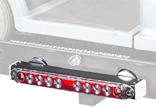Hitch Cargo Carrier Magnetic Mount LED Flat-4 Tail Light Kit | 10 LEDs, magnetic or install permenantly with screws, use trailer