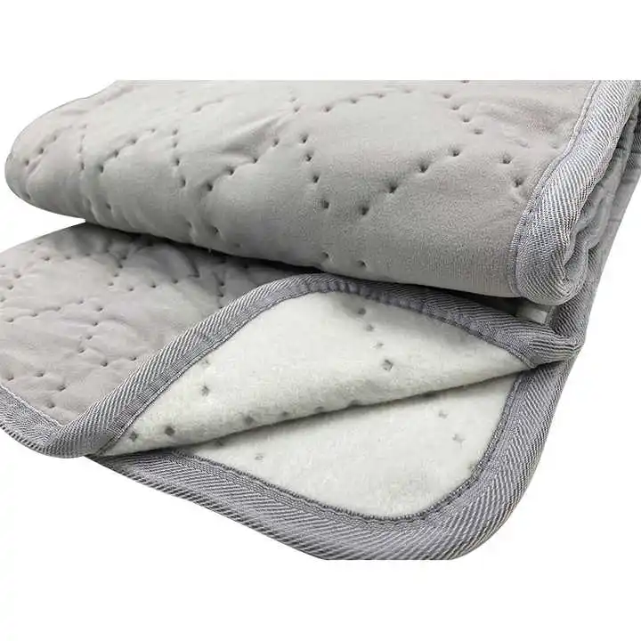 Twin Or Twin XL Electric Heating Throw Blanket With Push Button Controller Quartz Element For Winter Household Use