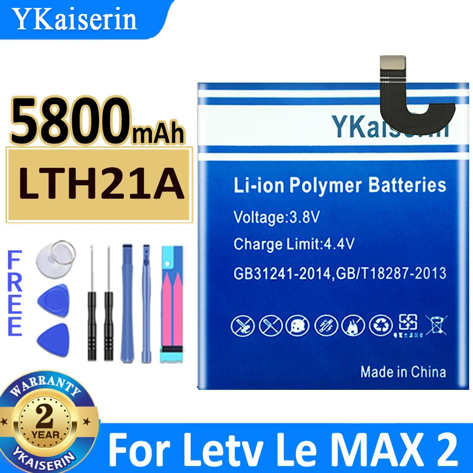 YKaiserin Battery For LeEco Letv Le MAX 2/Pro 3/1 Max/2 pro/X821 X820 X822 X900 X650 X728 X720 X722 X25 X525 X520 X522 X527 X526