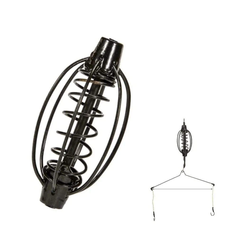 

2pcs 20g/30g Weight European Spring Bait Feeder Removable Design Spot Dispenser Anti-Snag Bait Feeder Long Cast