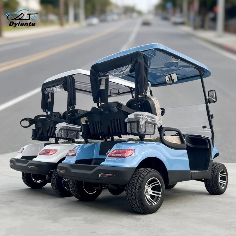 صنعت الصين عربة جولف كهربائية 2 4 6 8 10 مقاعد تعمل بالبطارية CE مع لوحة شمسية