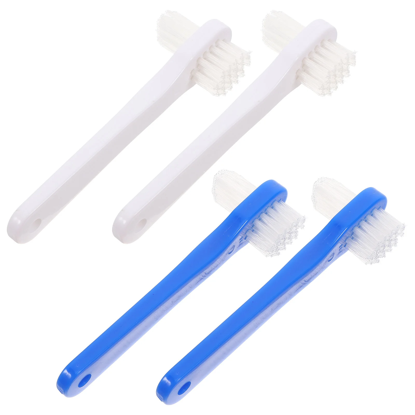 4 قطعة فرشاة أسنان الكبار صغيرة الزاوية رئيس أسنان تنظيف فرشاة المحمولة كاذبة الأسنان الأنظف للعناية بالفم الاستخدام المنزلي #5