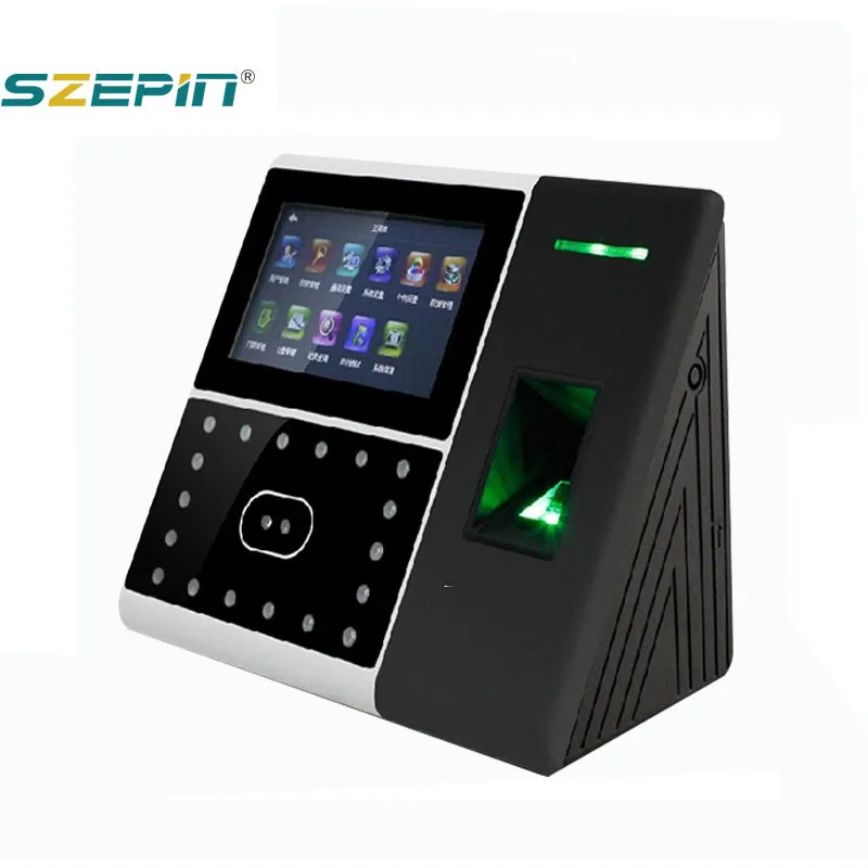 ZK Teco IFace 302 얼굴 인식 생체 지문 단말기 출퇴근 관리 시스템 RFID ID 카드 도어 액세스 제어 포함
