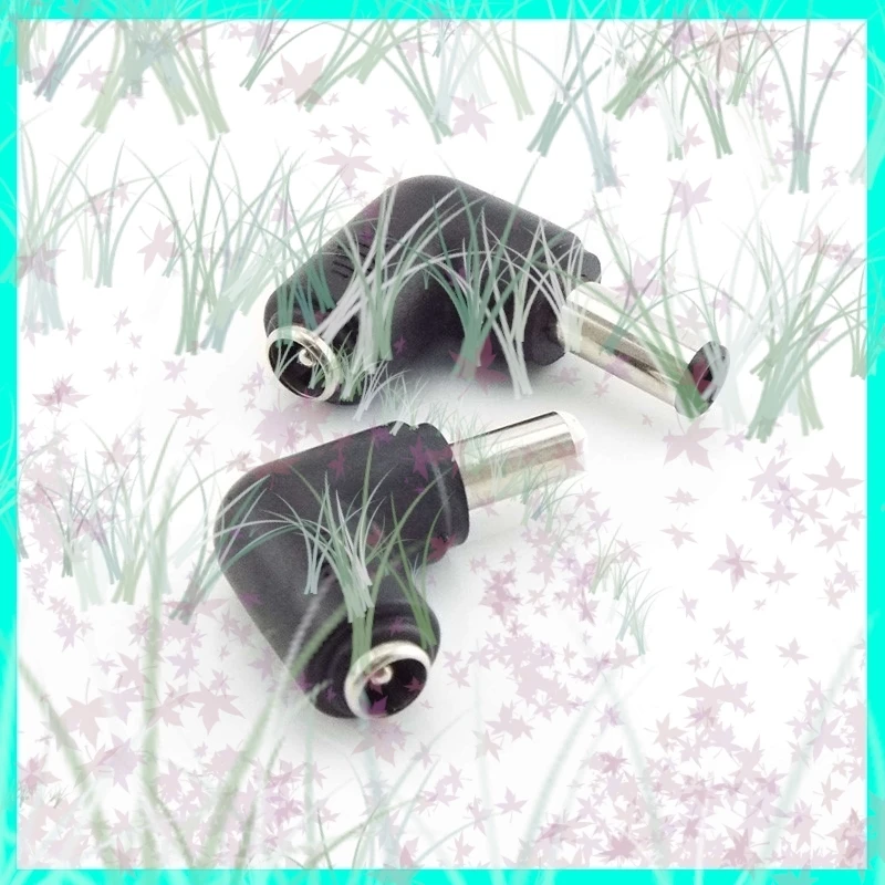 8 Type Right Angle DC Female Connector Power Supply Adapter Universal 5.5 mmx2.1 mm  Plug Jack DC 8-bit Converter Charger E3