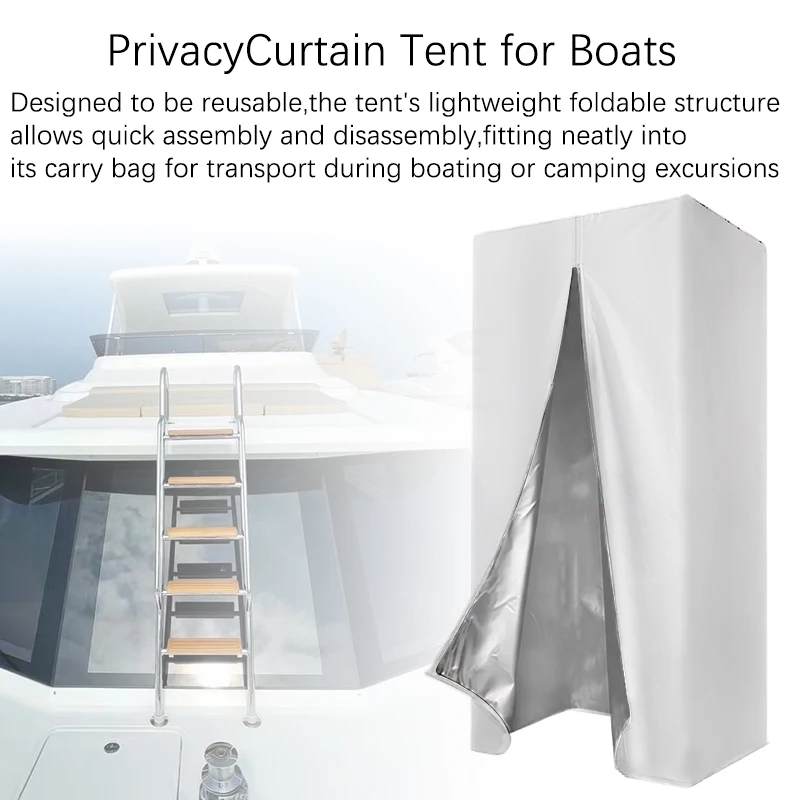 210D/420D Boat Changing Room Heavy Duty Hanging Privacy Tent Shower Awing Portable OverlandFitting Room For Pontoon Camping