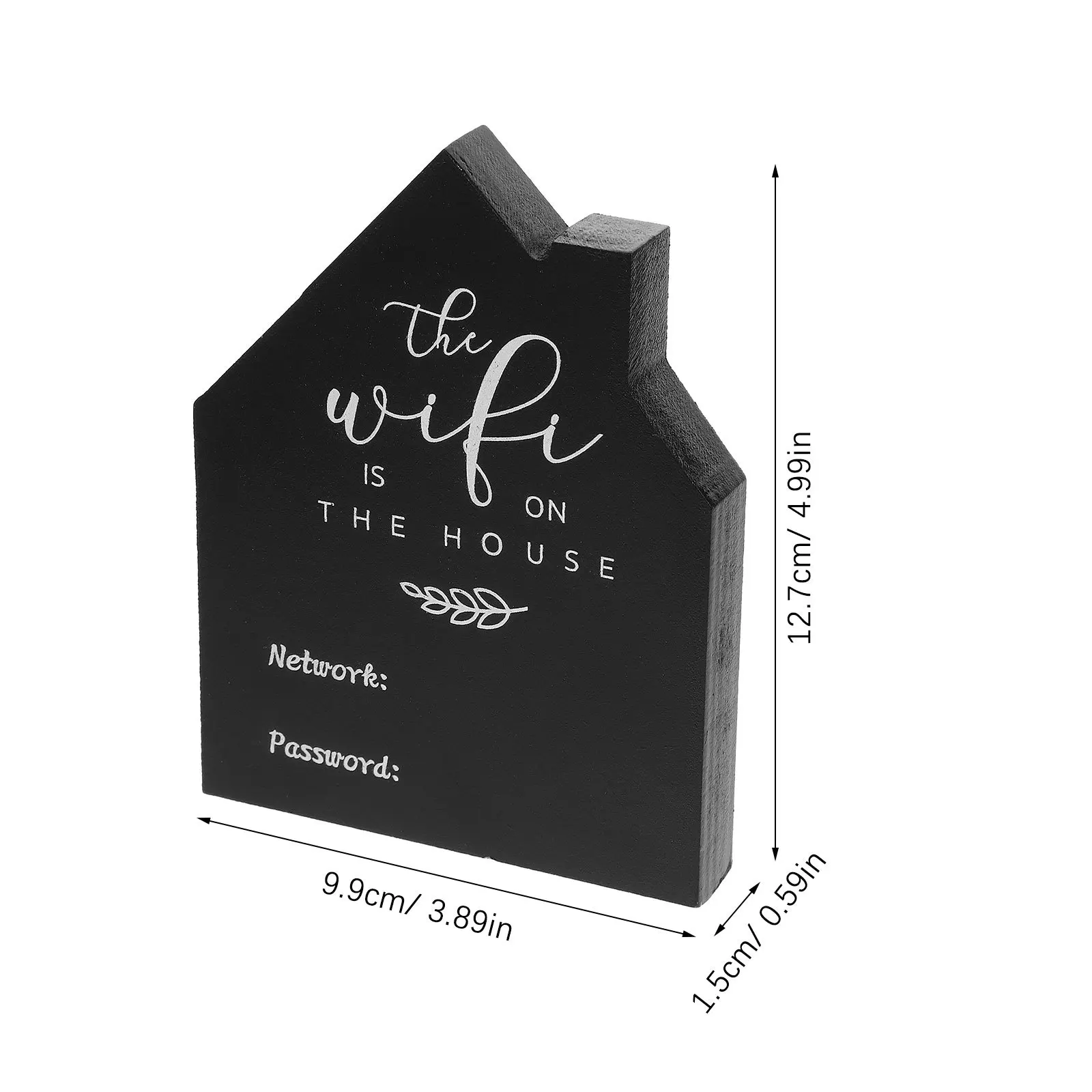 WiFi 비밀번호 표지판 가정 사무실 카페 호텔 무선 네트워크 디스플레이용 아크릴 경량 WiFi 비밀번호 보드 표지판
