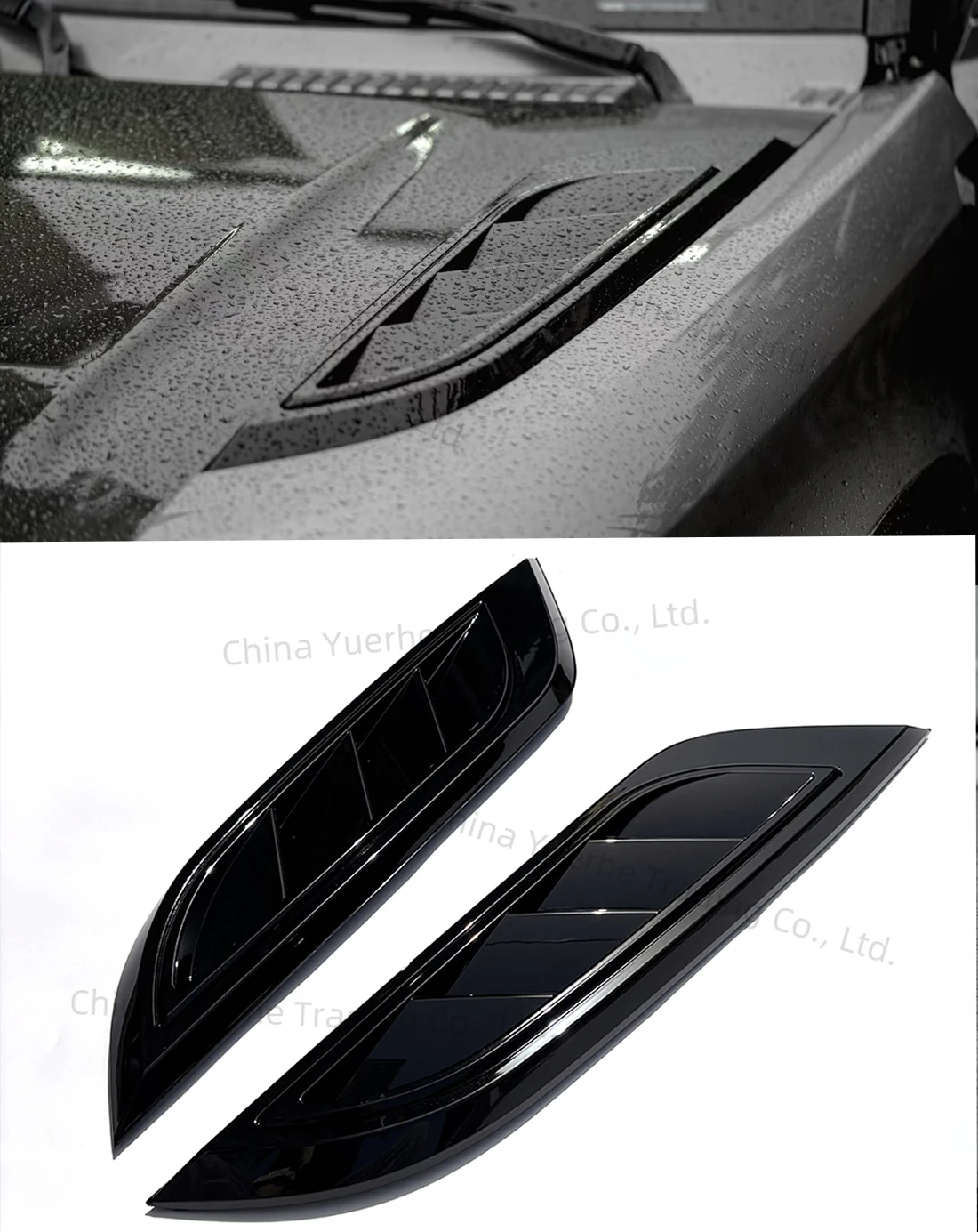 

Urban Style HOOD BONNET AIR VENT COVERS for LAND ROVER DEFENDER 90 110 L663 2020+ Car Accessories