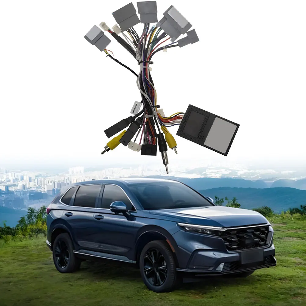 For Civic For Honda HD-RZ-06 Car Installation Car Navigation Wiring Harness 100 Tested Product Easy Installation