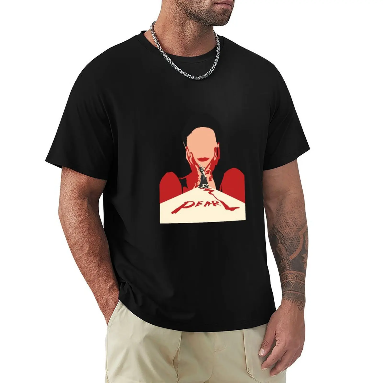 Pearl movie Mia Goth Pearl blood T-Shirt Plus Size Quick Dry Sports Tee
