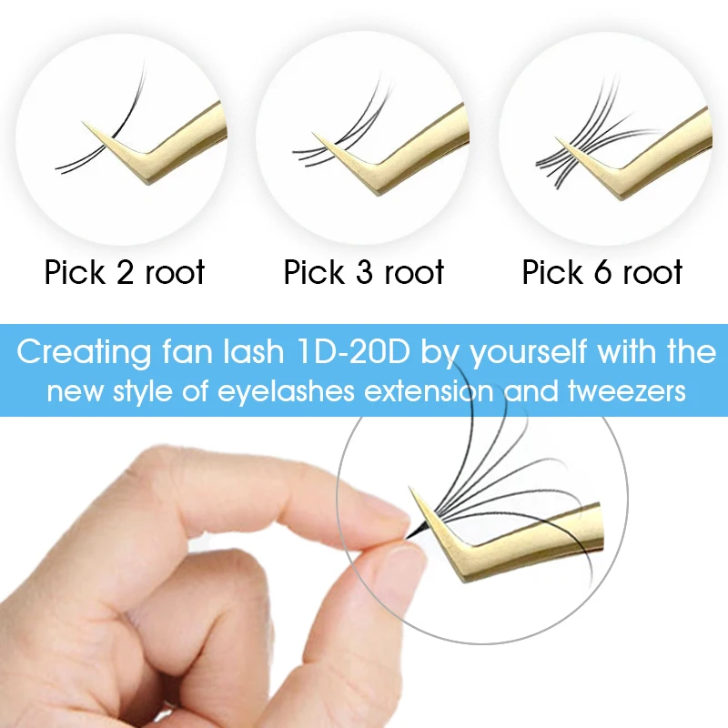 12 Lines 0.07/0.10mm Thickness Faux Mink Lash Extension Individual False Mink Classic Volume Eyelash Supplies for Salon Use