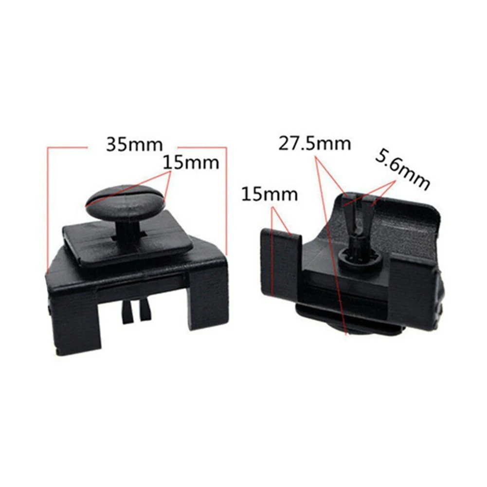 Anti-wear And Anti-corrosion Bumper Door Side Skirt Or Other Cars Clips Fastener 4 Black Car Accessories Clips