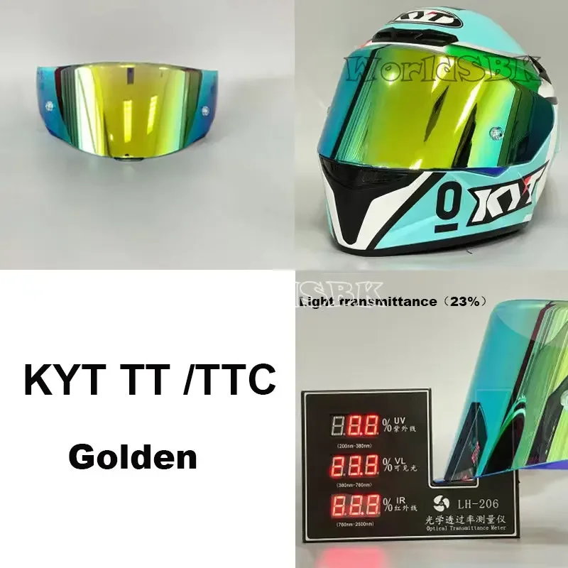 Motorcycle Helmet Visor for KYT TT COURSE Motorcycle Helmet Shield Windshield Sunscreen TTC Helmets Accessories High Strength image 5
