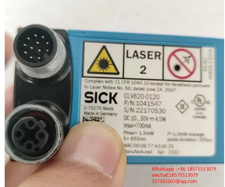 

For Original SICK CLV620-0120 Bar Code Scanner 1041547