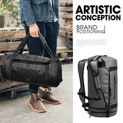 Large-capacity Travel Bag Fitness Bag Men's Waterproof Multi-functional Large-capacity Backpack with Shoe Bag Travel Sports Bag