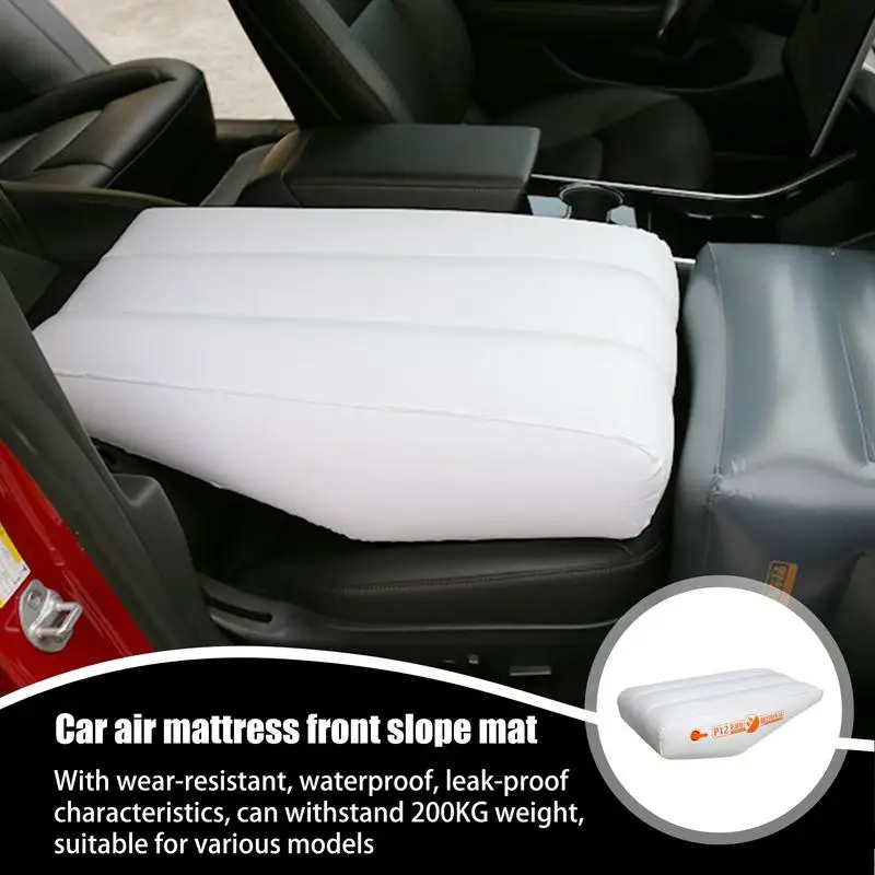 Car Inflatable Mattress Front Slope Pad Waterproof Car Air Mattress Back Seat Inflatable Bed Wedge Car Inflatable Cushion Bed