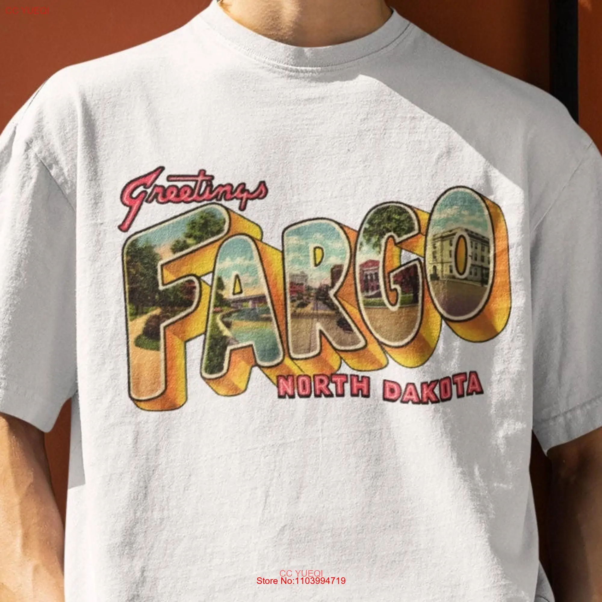 Fargo T Shirt North Dakota Travel Home State TourisT ND long or short sleeves