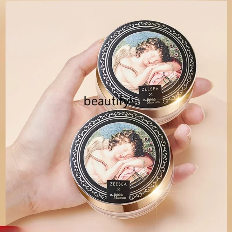 lt Cupid Angel Face Powder Finishing Powder Oil Control Long Lasting Smear-Proof Makeup Matte Waterproof Powder Beauty