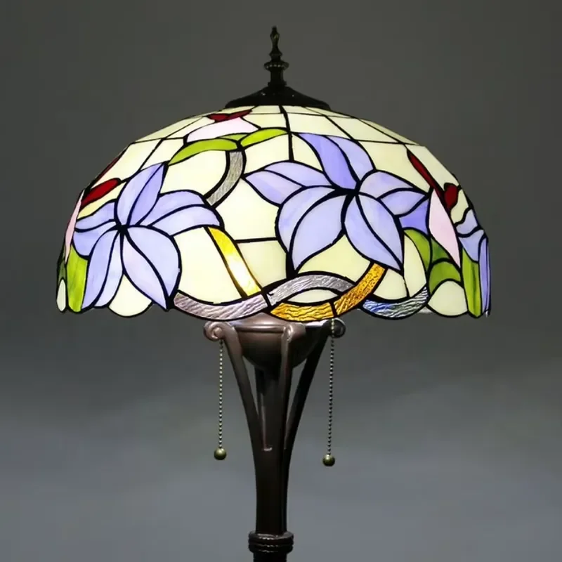 Dragon Style Traditional LED Floor Lamp E26 E27 Base 63 Inch Tall 16 Inch Handmade Multi Color Standing Light for Living Room