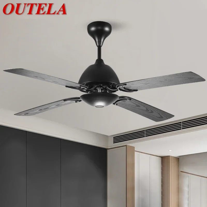 OUTELA Nordic Without lights Ceiling Fan Modern Minima lism Living Room Bedroom Study Cafe Hotel